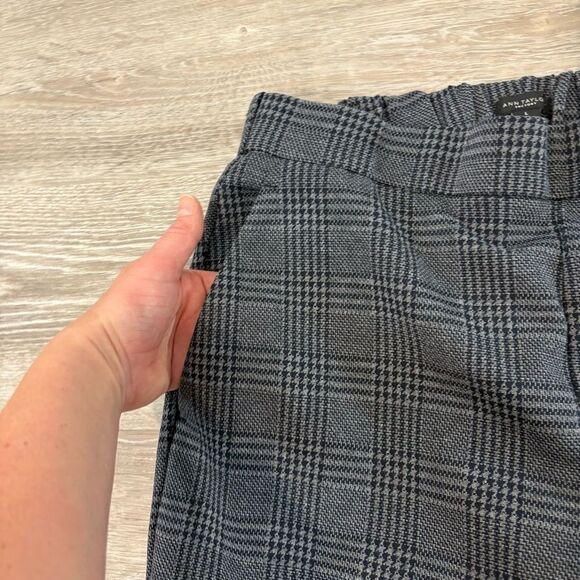 Ann Taylor Petite Stretchy Ankle Crop Straight Relaxed Fit Treasure Pants L/XL - Picture 2 of 12